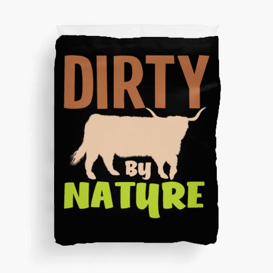 Highland Cow Dirty By Nature Duvet Covers