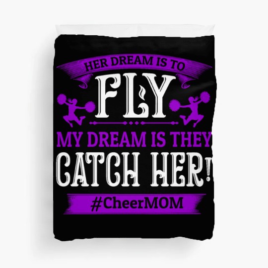 Dream Cheer Mom Cheerleading Mommy Mother's Day Duvet Covers