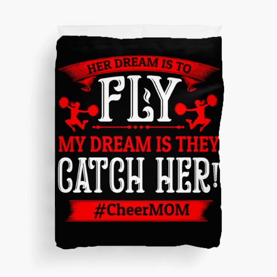 Dream Cheer Mom Cheerleading Mommy Mother's Day Duvet Covers