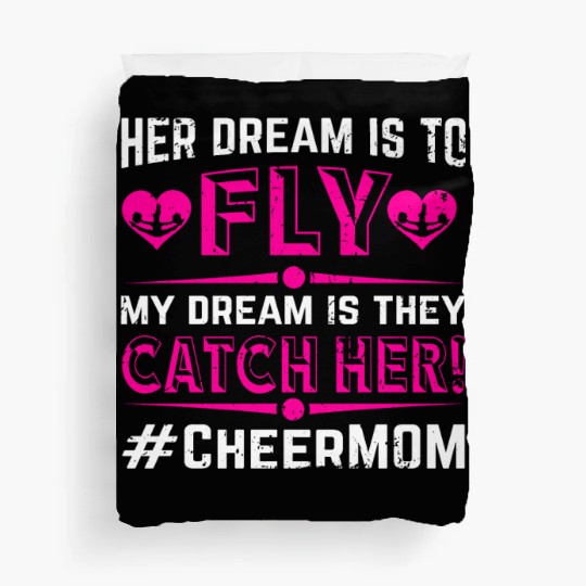 Dream Cheer Mom Cheerleading Mommy Mother's Day Duvet Covers