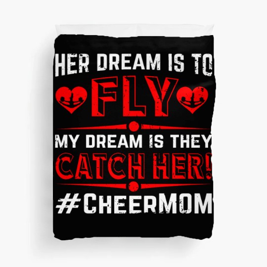 Dream Cheer Mom Cheerleading Mommy Mother's Day Duvet Covers