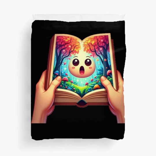 you turned the page Duvet Covers