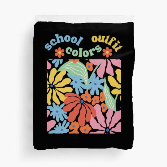 school outfit colors: Perfect Your Campus Style Duvet Covers