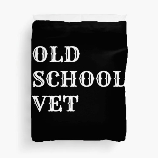 old school vet Duvet Covers