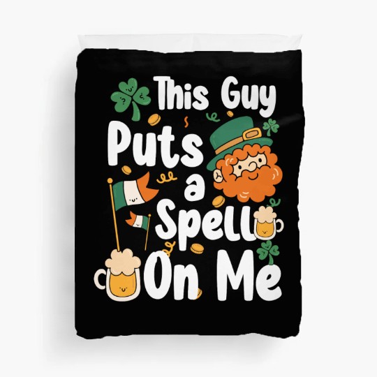 Irish Pub Shamrock Gold Belfast Duvet Covers