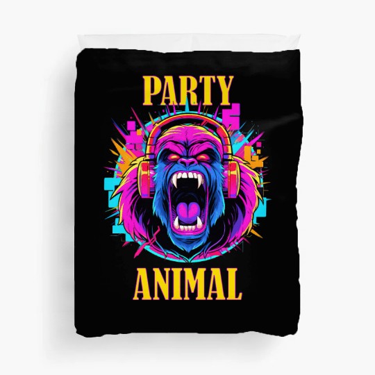 Party Animal Gorilla Style - Duvet Covers Design