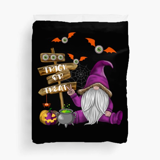 Cute Halloween Gnome Spooky Trick Or Treat Duvet Covers