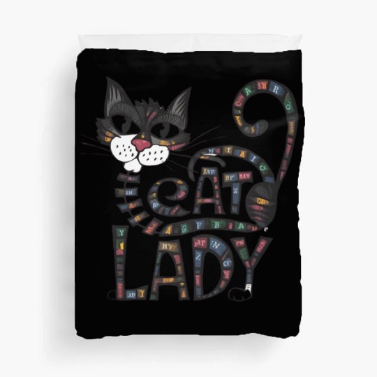 CAT LADY Duvet Covers
