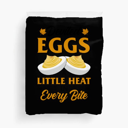Funny Deviled Eggs Designs For Deviled Egg Lover Duvet Covers