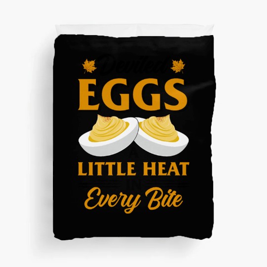 Funny Deviled Eggs Designs For Deviled Egg Lover Duvet Covers