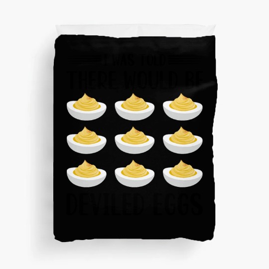 Funny Deviled Eggs Designs For Deviled Egg Lover Duvet Covers