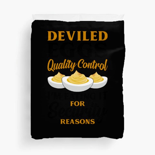 Funny Deviled Eggs Designs For Deviled Egg Lover Duvet Covers