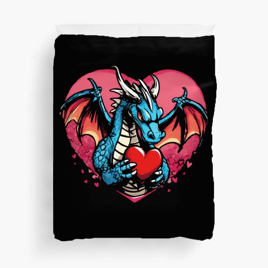 Dragon of Love: Fierce Heart Duvet Covers