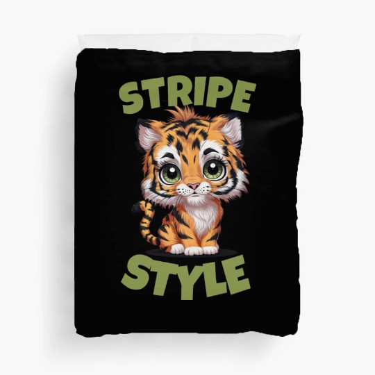 Cute Tiger Stripe Style Duvet Covers