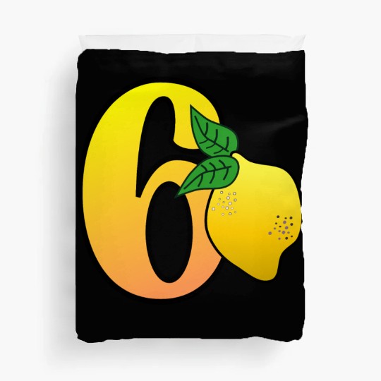 Number 60th Birthday - Lemon Duvet Covers