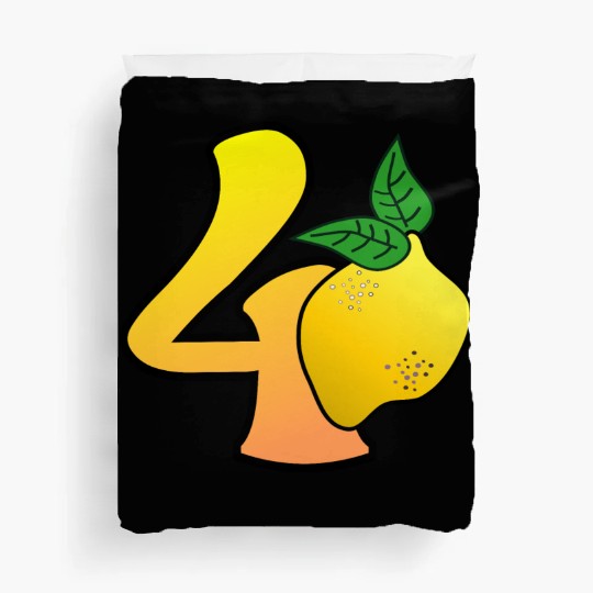 40th Birthday Lemon Duvet Covers
