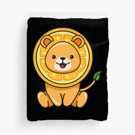 Lion Lemon Design for Lions Lovers Duvet Covers