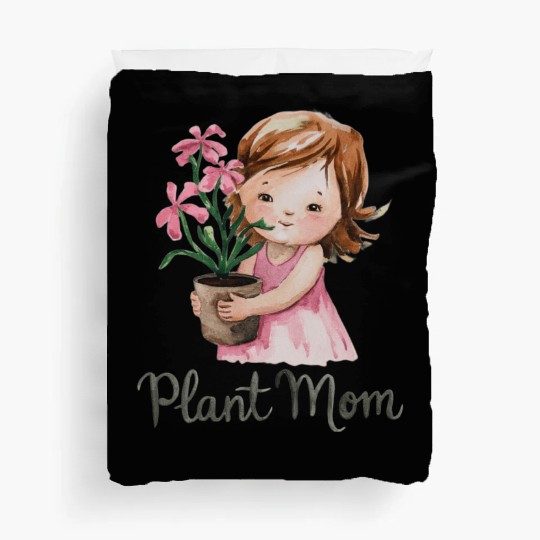 plant mom Duvet Covers