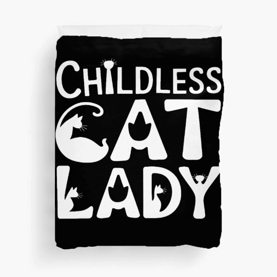 Childless Cat lady Kamala Harris Duvet Covers