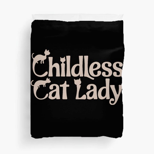 Childless Cat lady Kamala Harris Duvet Covers