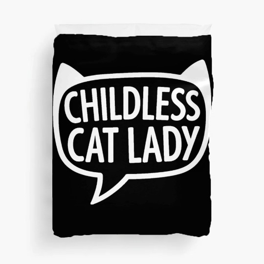 Childless Cat lady Kamala Harris Duvet Covers