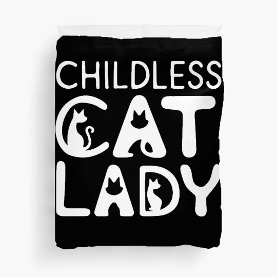 Childless Cat lady Kamala Harris Duvet Covers