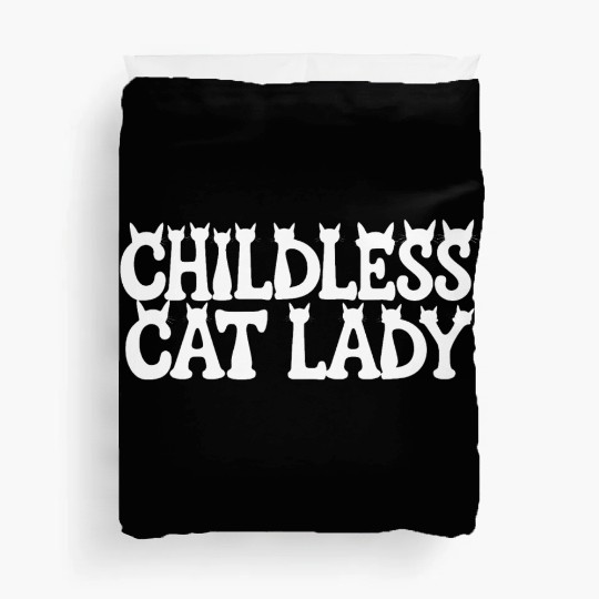 Childless Cat lady Kamala Harris Duvet Covers