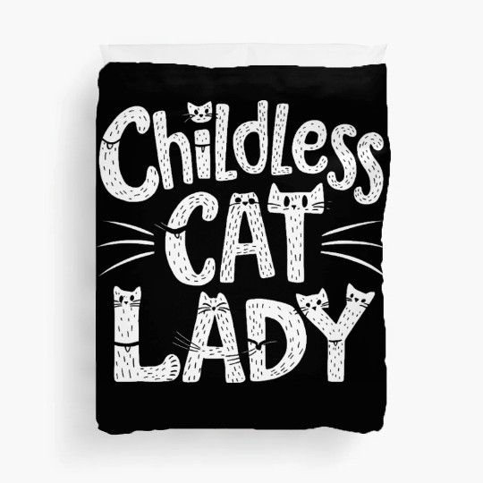 Childless Cat lady Kamala Harris Duvet Covers