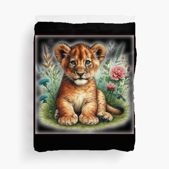 Cute baby animals Duvet Covers