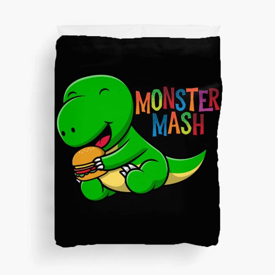 Monster eats hot dog Duvet Covers