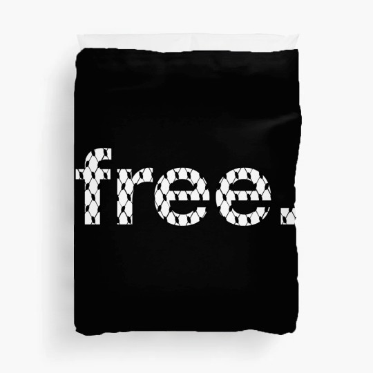 Free Palestine – Subtle Solidarity Duvet Covers