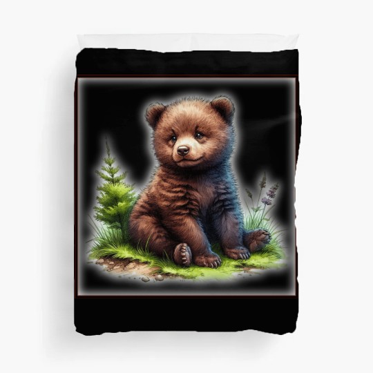 Cute baby animals Duvet Covers