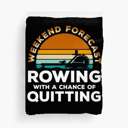 Rowing Machine Workout Rowing Ergometer Duvet Covers
