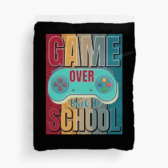 Game Over Back To School Duvet Covers