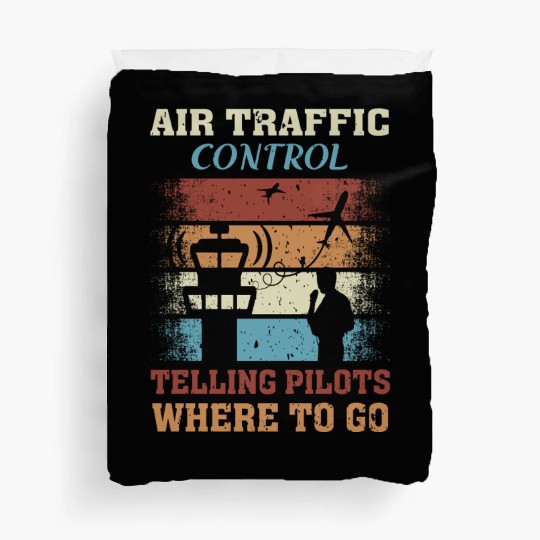 Funny Air Traffic Control Telling Pilots Where to Duvet Covers