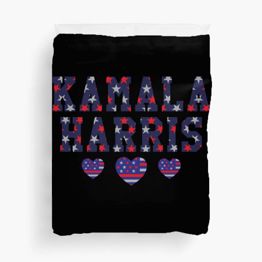 Kamala Harris 2024 for President Vote Tim Walz Duvet Covers