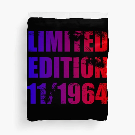 60th birthday Limited Edition 11/1964 Duvet Covers