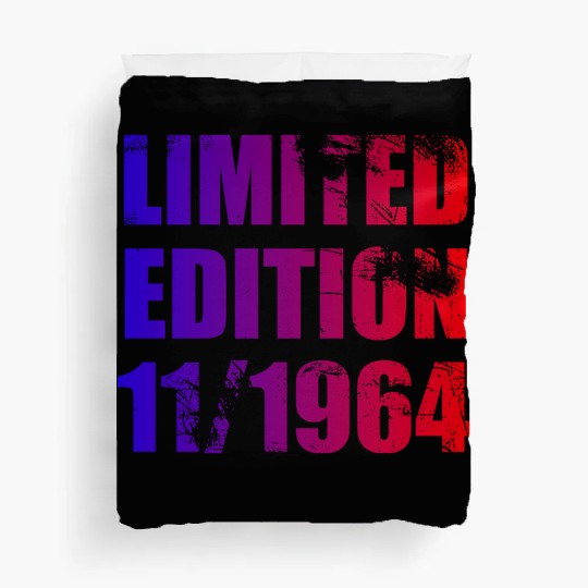 60th birthday Limited Edition 11/1964 Duvet Covers