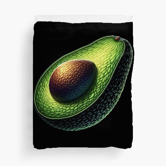 Avocado food art vegan design 6 Duvet Covers