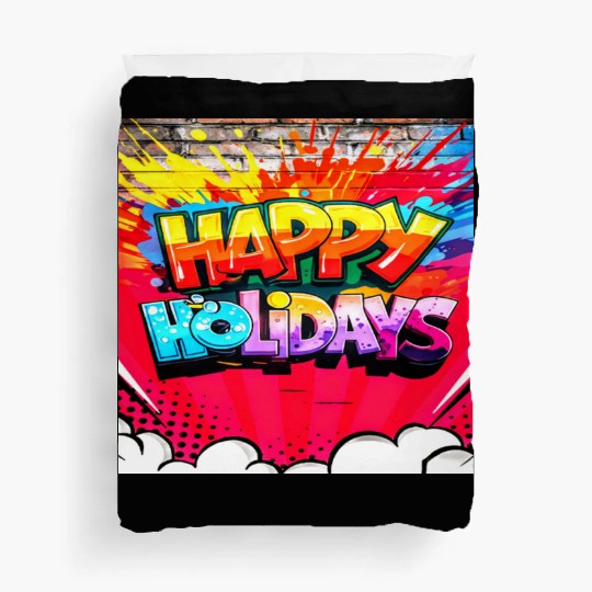 HAPPY HOLIDAYS Duvet Covers