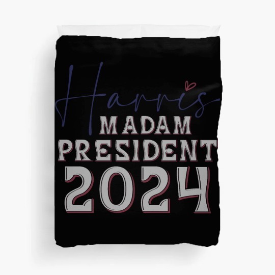 Kamala Harris 2024 for President Vote Tim Walz Duvet Covers