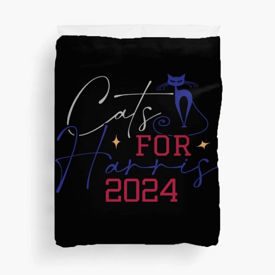 Kamala Harris 2024 for President Vote Tim Walz Duvet Covers