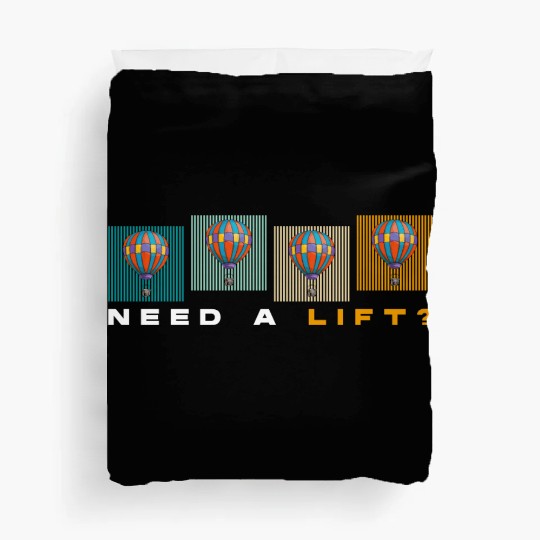 Hot Air Balloon Flying Fire Sport Duvet Covers