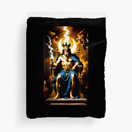 Zeus Jupiter Greek Mythology Gods Baroque Duvet Covers
