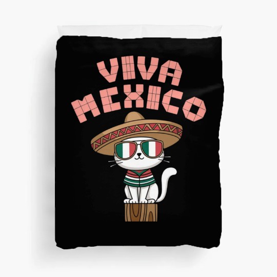Viva Mexico Celebrate Hispanic Heritage Month Duvet Covers