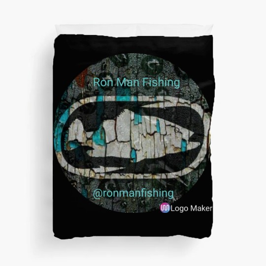 Ron Man Fishing Logo Duvet Covers