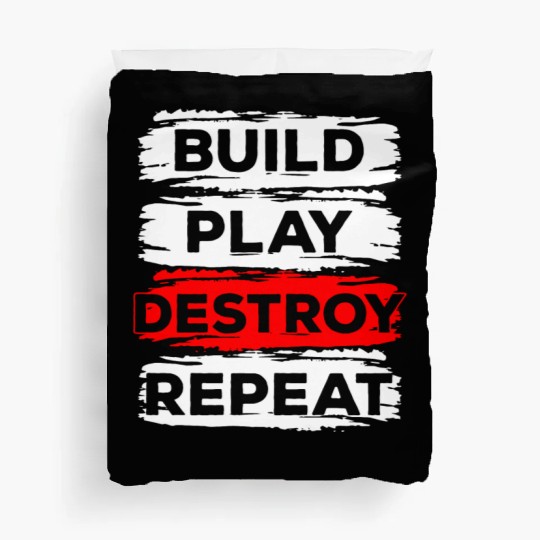 Blocks Children Building Miniature Building Duvet Covers