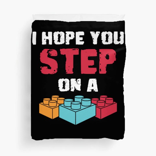 Blocks Playthings Games Miniature Building Duvet Covers