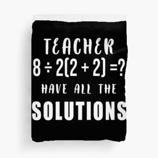 Physics, Biology, Chemistry or Science Math Duvet Covers