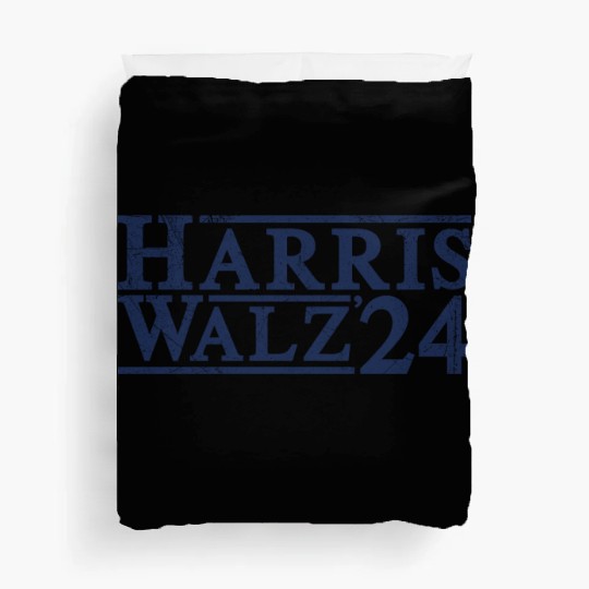 Kamala Harris 2024 for President Vote Tim Walz Duvet Covers